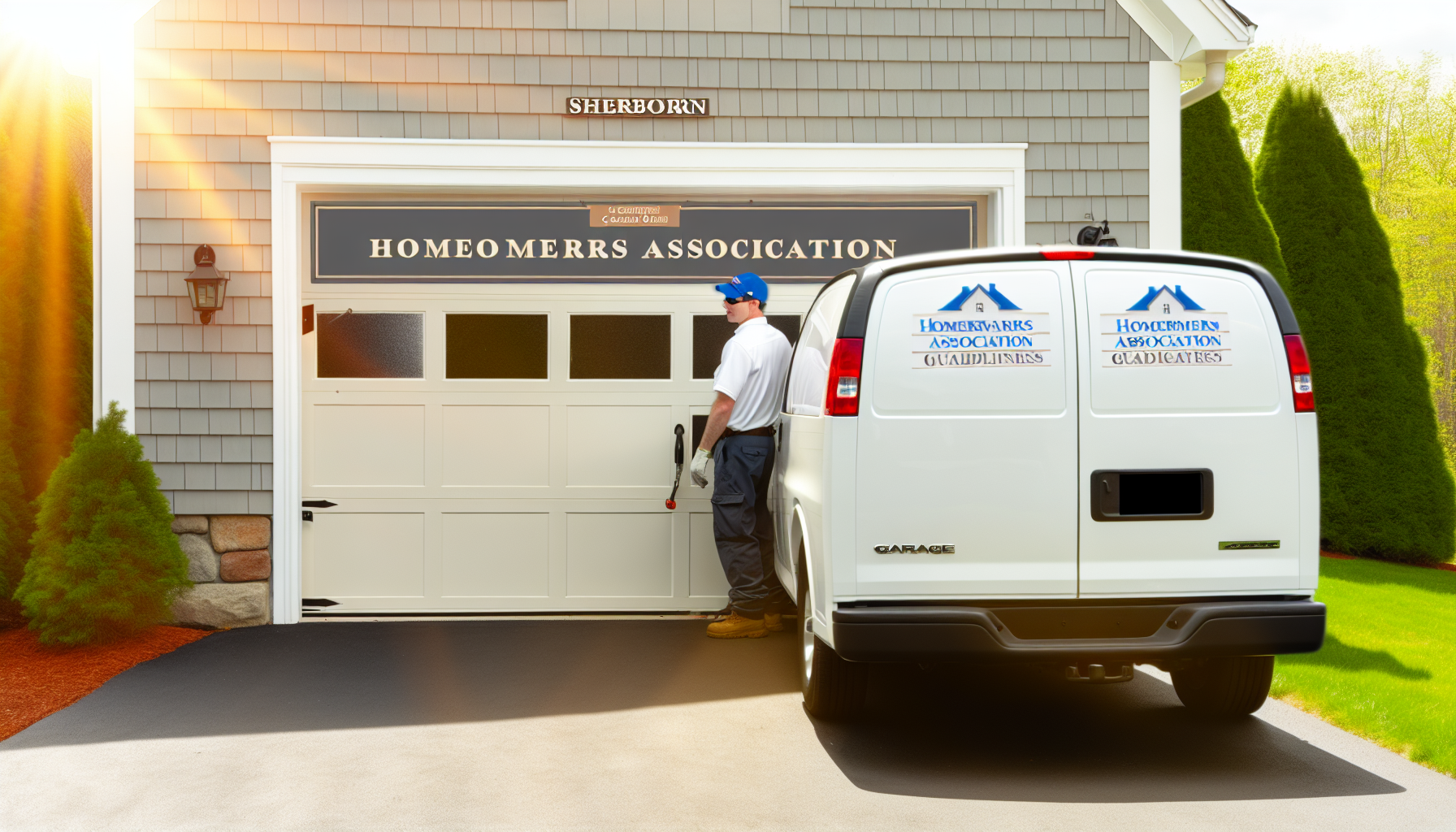 How to Navigate HOA Garage Door Regulations in Sherborn: A Homeowner's Survival Guide