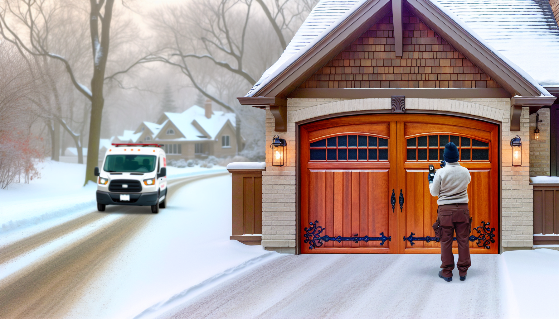 Preparing Your Garage Door for Winter in Wellesley — expert service