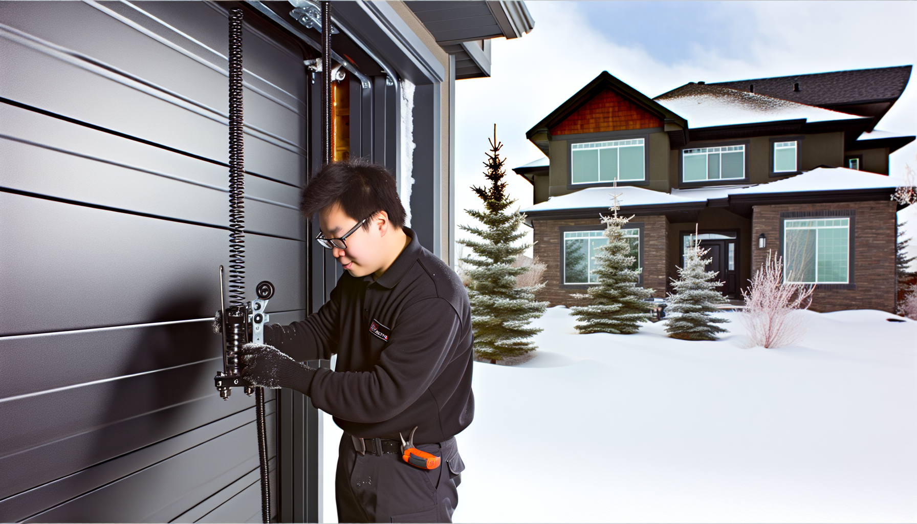 Why Garage Door Springs Break in Cold Weather