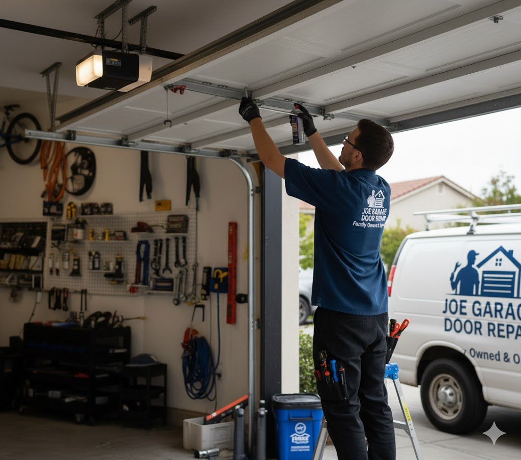 Garage door maintenance service
